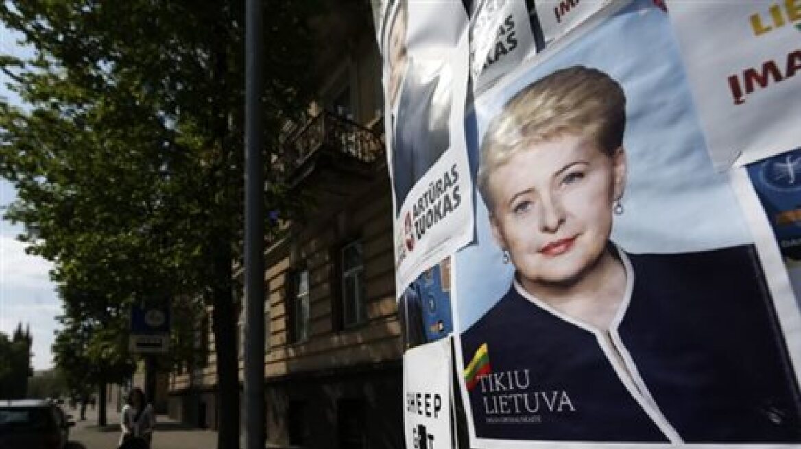 Προεδρικές κάλπες στη Λιθουανία: Προς επανεκλογή η Γκριμπαουσκάιτε