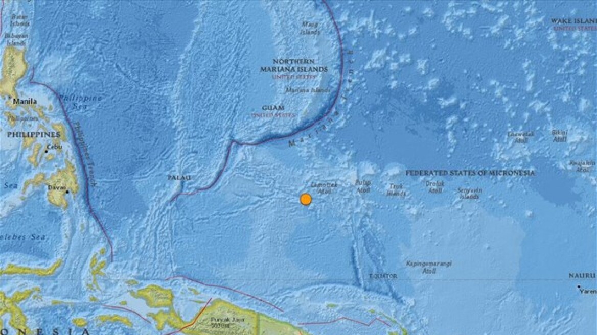Ειρηνικός: Σεισμός 6,6 Ρίχτερ ανοικτά του νησιού Γκουάμ