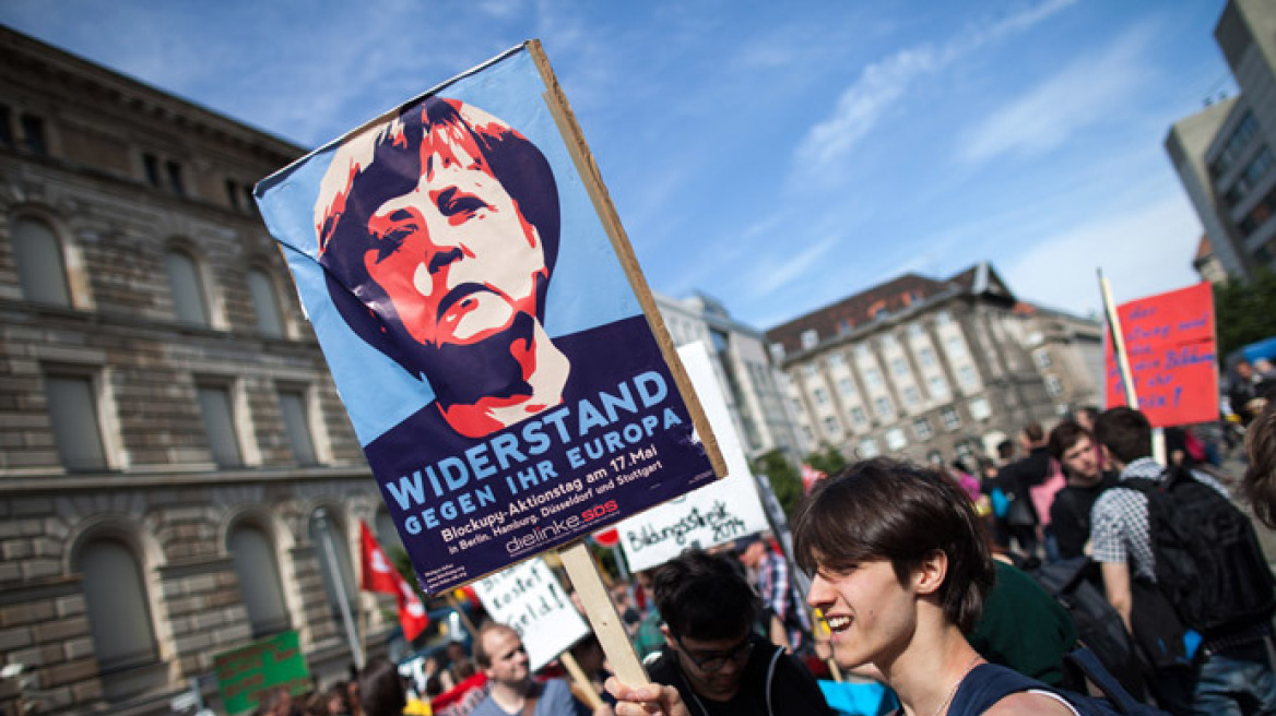 Διαδηλώσεις σε Γερμανία-Ισπανία κατά των πολιτικών λιτότητας της EΕ