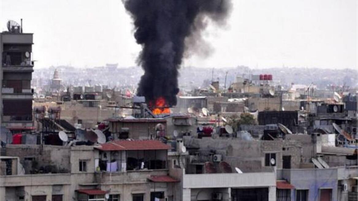 Συρία: Τουλάχιστον 4 νεκροί από οβίδες στη Δαμασκό