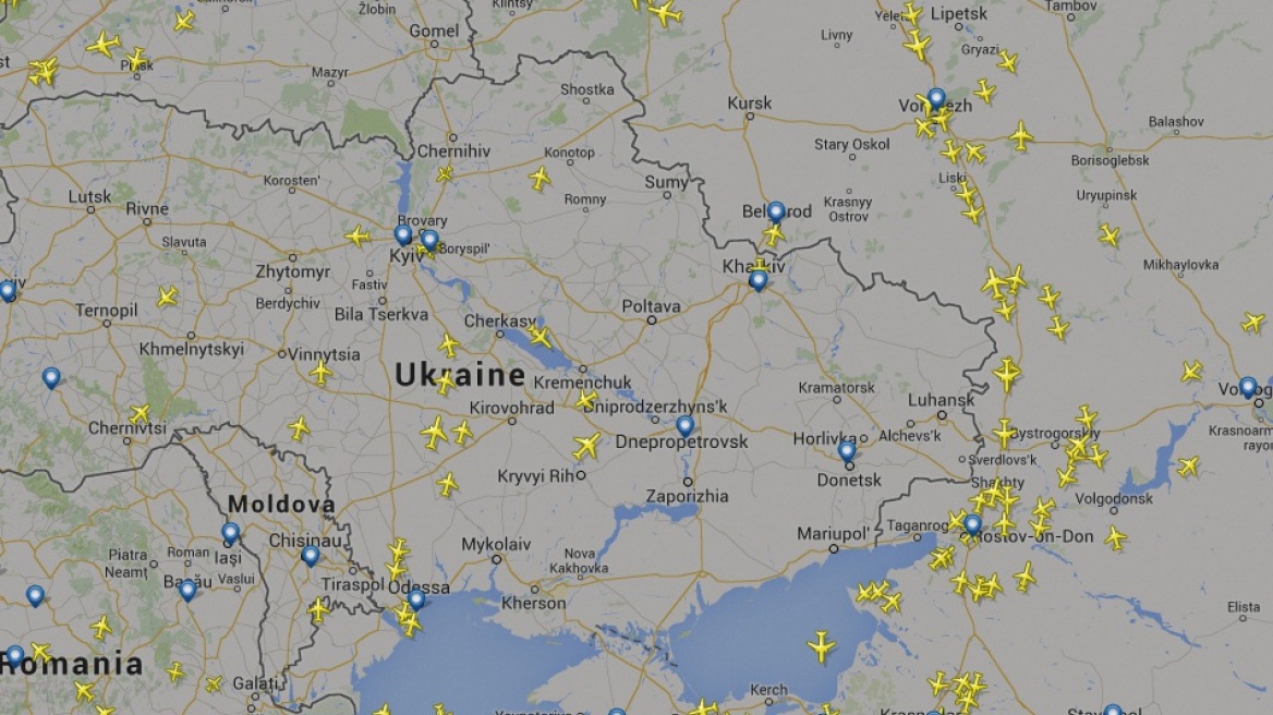 Ένας ουρανός... χωρίς αεροπλάνα πάνω από Ουκρανία και Συρία