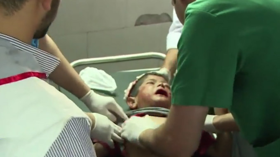 Γέμισε με χτυπημένα παιδιά νοσοκομείο της Γάζας (βίντεο) 
