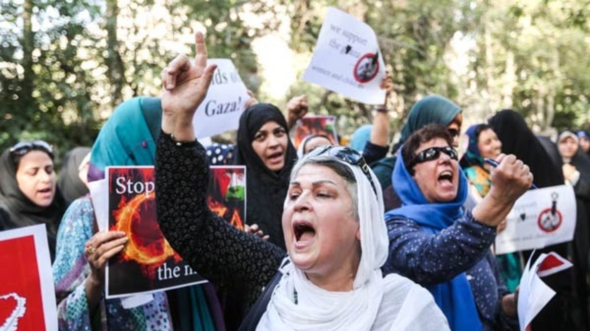 Μαζικές διαδηλώσεις στο Ιράν υπέρ των Παλαιστινίων 