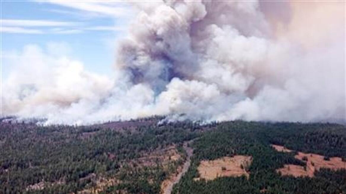 Καλιφόρνια: Ανεξέλεγκτη φωτιά κατακαίει δάσος