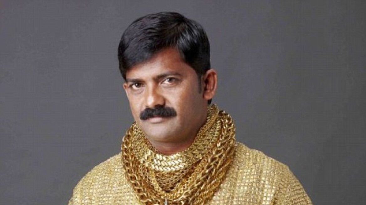 Ινδία: Μεγιστάνας έραψε πουκάμισο από χρυσό για τα γενέθλιά του!