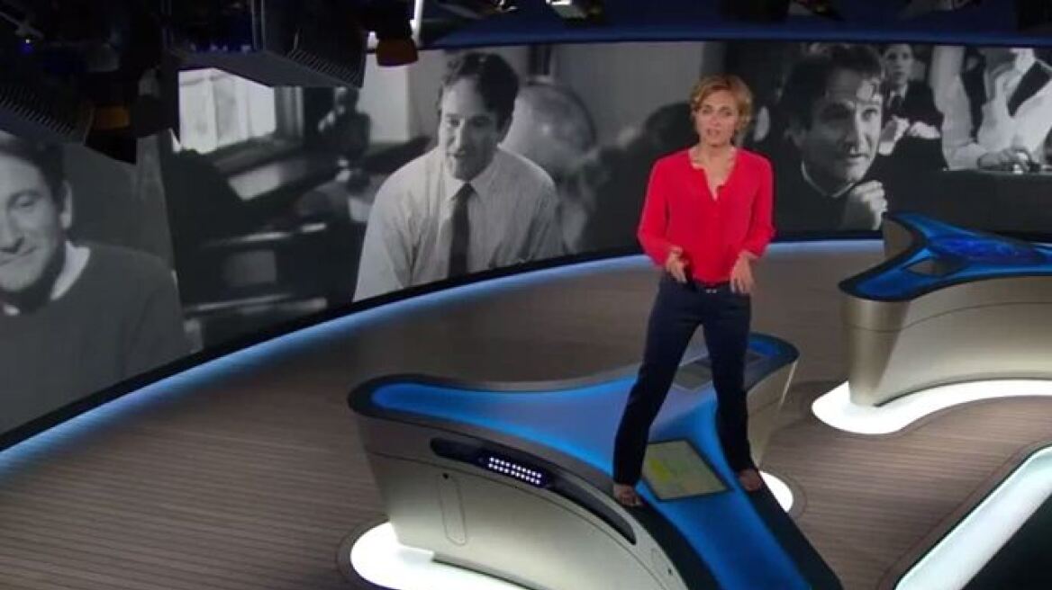 Βίντεο: Δείτε πως ανακοίνωσε το θάνατο του Robin Williams Γερμανίδα δημοσιογράφος 