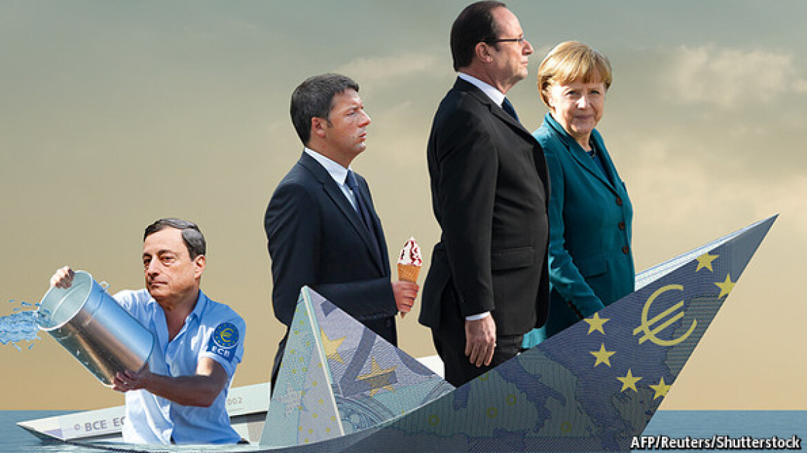 Economist: Γιατί η Ευρωζώνη «βουλιάζει» ξανά 