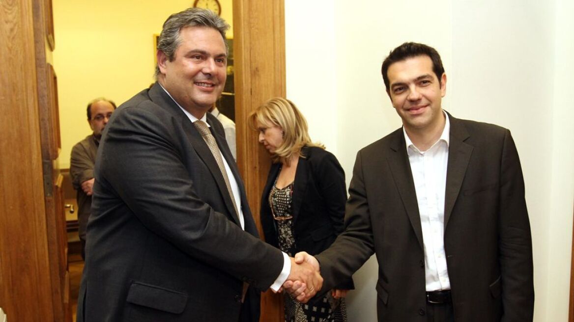 «Άνοιγμα» ΣΥΡΙΖΑ σε Καμμένο για κυβέρνηση σωτηρίας
