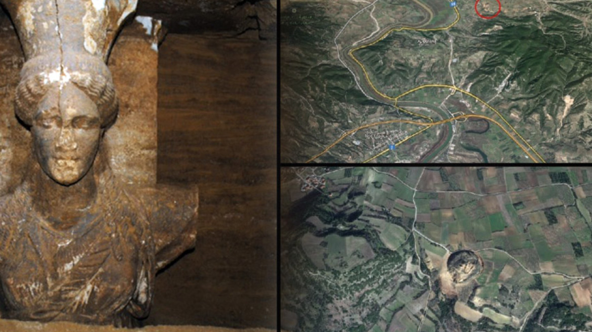 Αμφίπολη άνωθεν: Δορυφορικές εικόνες από τη Google Maps!