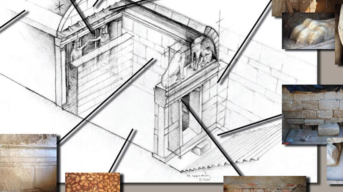 Ιδού ο τάφος της Αμφίπολης: Η πρώτη σχεδιαστική αναπαράσταση