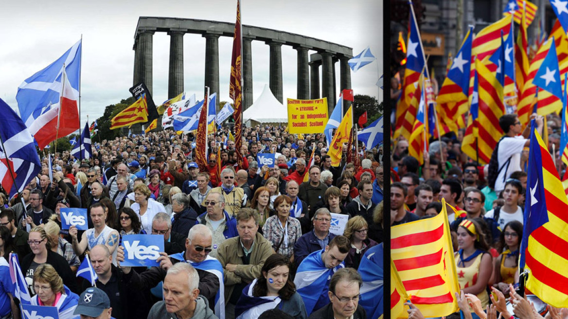 Μετά τους Σκωτσέζους, δημοψήφισμα για ανεξαρτησία ζητούν και οι Καταλανοί