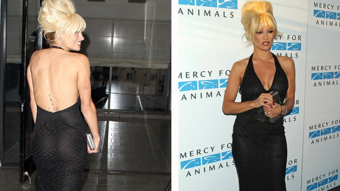 Pamela Anderson: Σε πρώτο πλάνο τα γυμνά της οπίσθια 