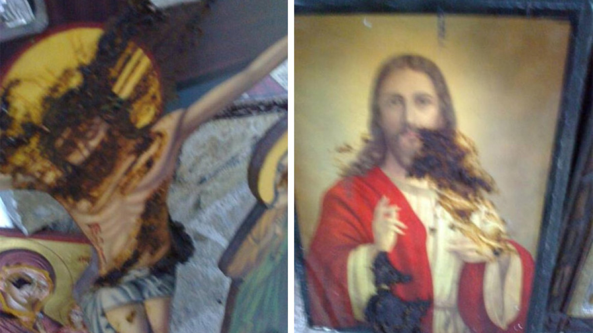 Αίσχος: Βεβήλωσαν εκκλησία στην Κρήτη αφοδεύοντας στις εικόνες του Ιησού!