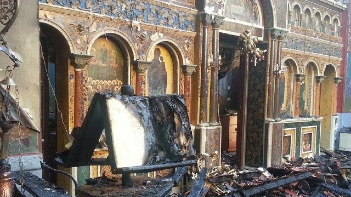 Καταστράφηκε ναός από πυρκαγιά στη Ναύπακτο