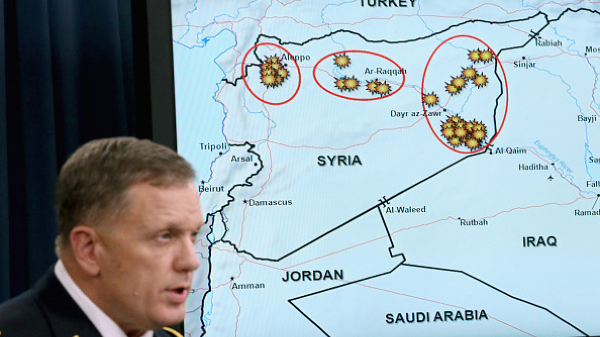 Συρία: Δείτε πού χτύπησαν οι Αμερικανοί τους τζιχαντιστές