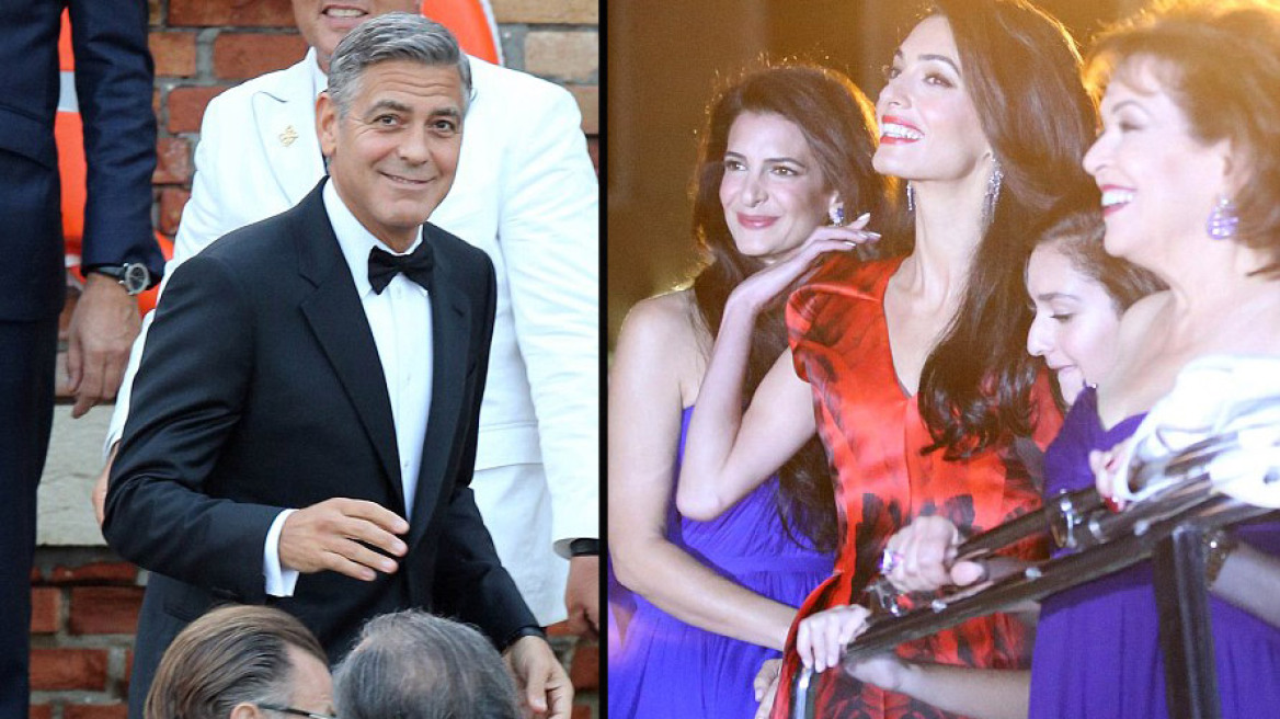 George Clooney-Amal Alamuddin: Όλες οι λεπτομέρειες από τον παραμυθένιο γάμο τους