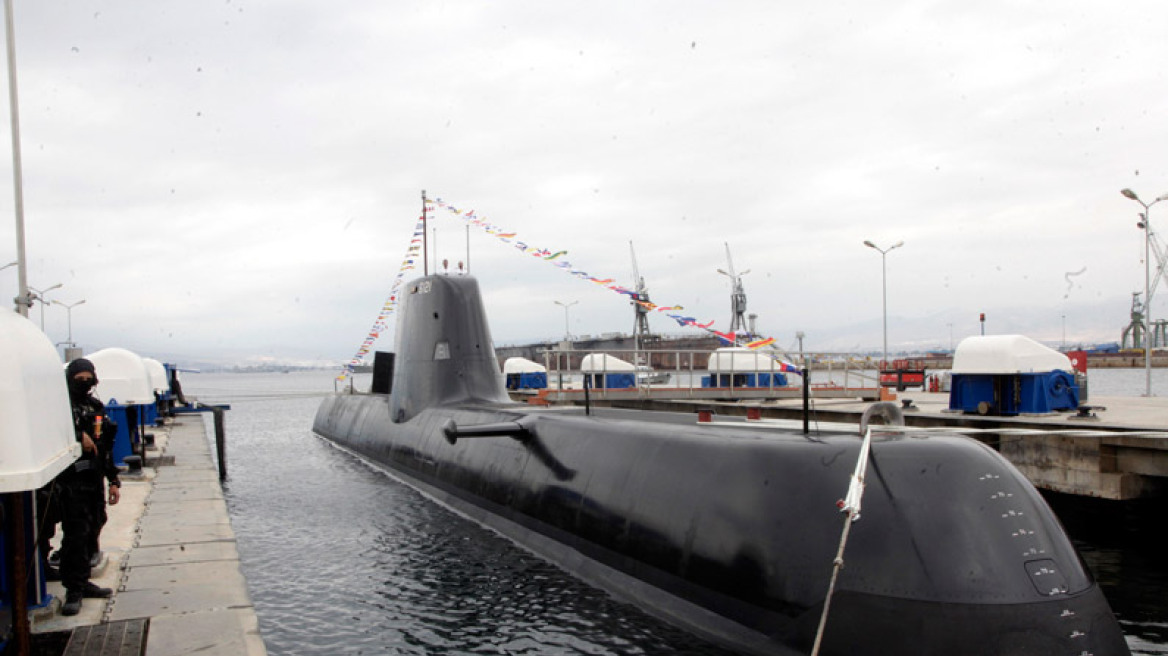 Στη θάλασσα το νέο υποβρύχιο «Πιπίνος» του Πολεμικού Ναυτικού