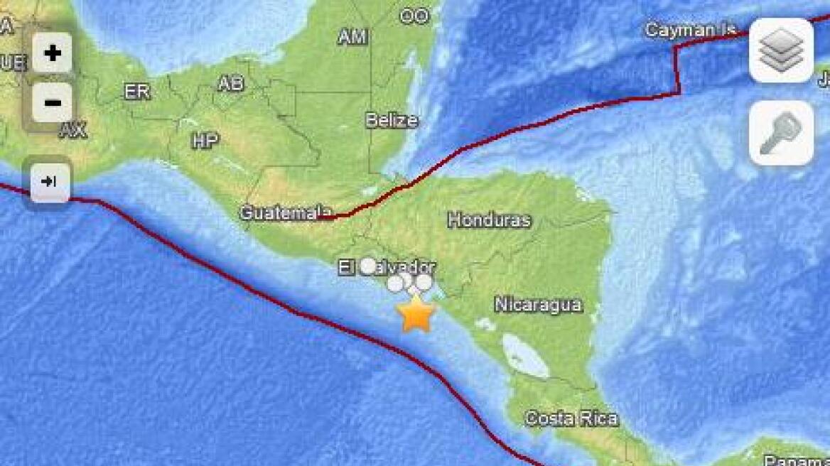 Σεισμός 7,4 Ρίχτερ στο Ελ Σαλβαδόρ - Ενας νεκρός 