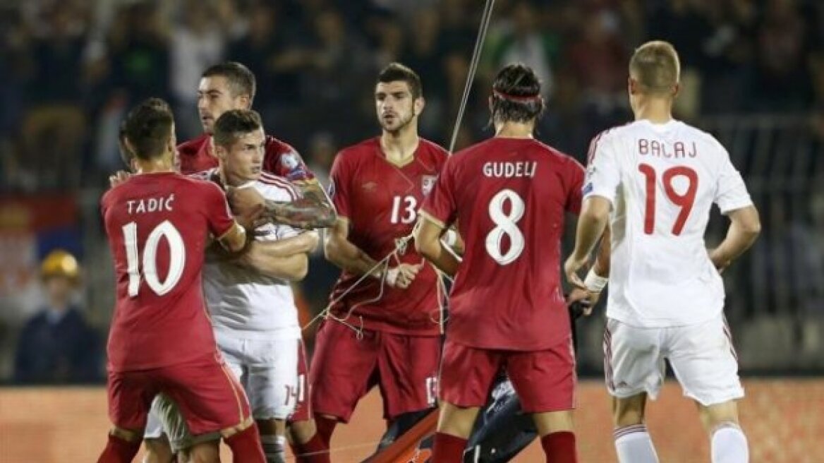 Αλβανοί ποδοσφαιριστές «πανηγύρισαν» την προβοκάτσια μέσω Ίντερνετ 