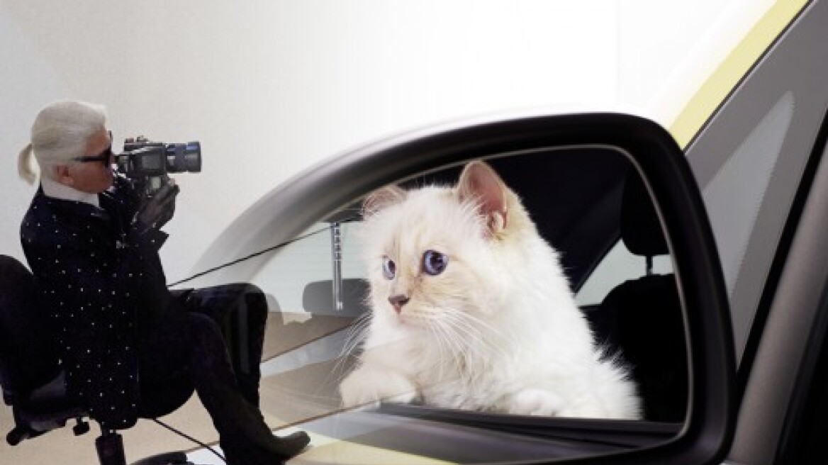 Choupette: Οδηγεί η γάτα του Κarl Lagerfeld;