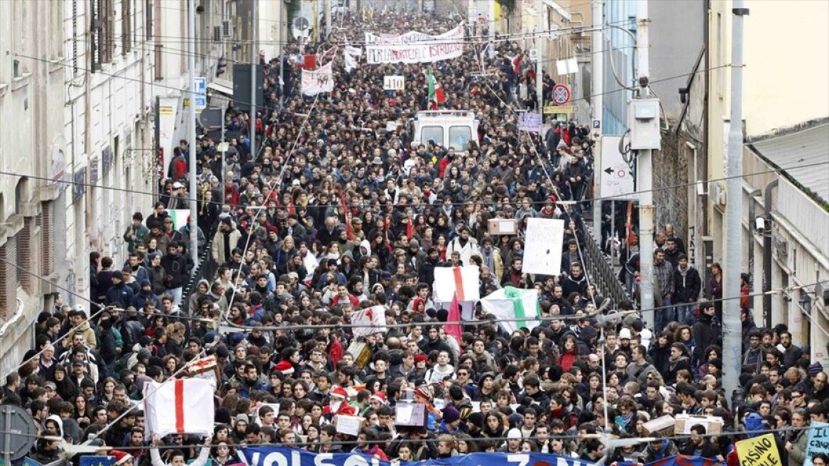 Ιταλία: Διαδηλώσεις κατά των εργασιακών μεταρρυθμίσεων
