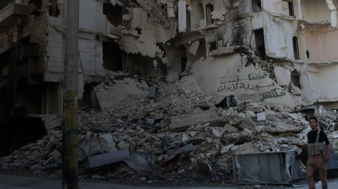 Συρία: Με αφίσες και συνθήματα στους τοίχους «πολεμούν» τους τζιχαντιστές