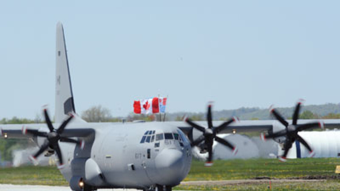 Κύπρος: Αναγκαστική προσγείωση καναδικού C-130 