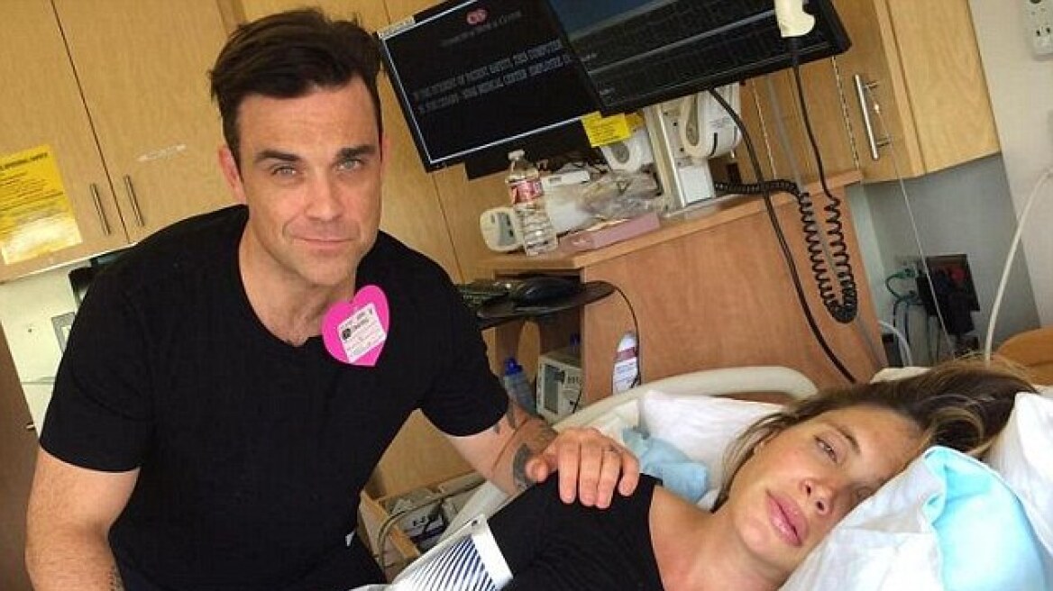 Robbie Williams: Καρέ-Καρέ η γέννηση του γιου του στο ΥουΤube