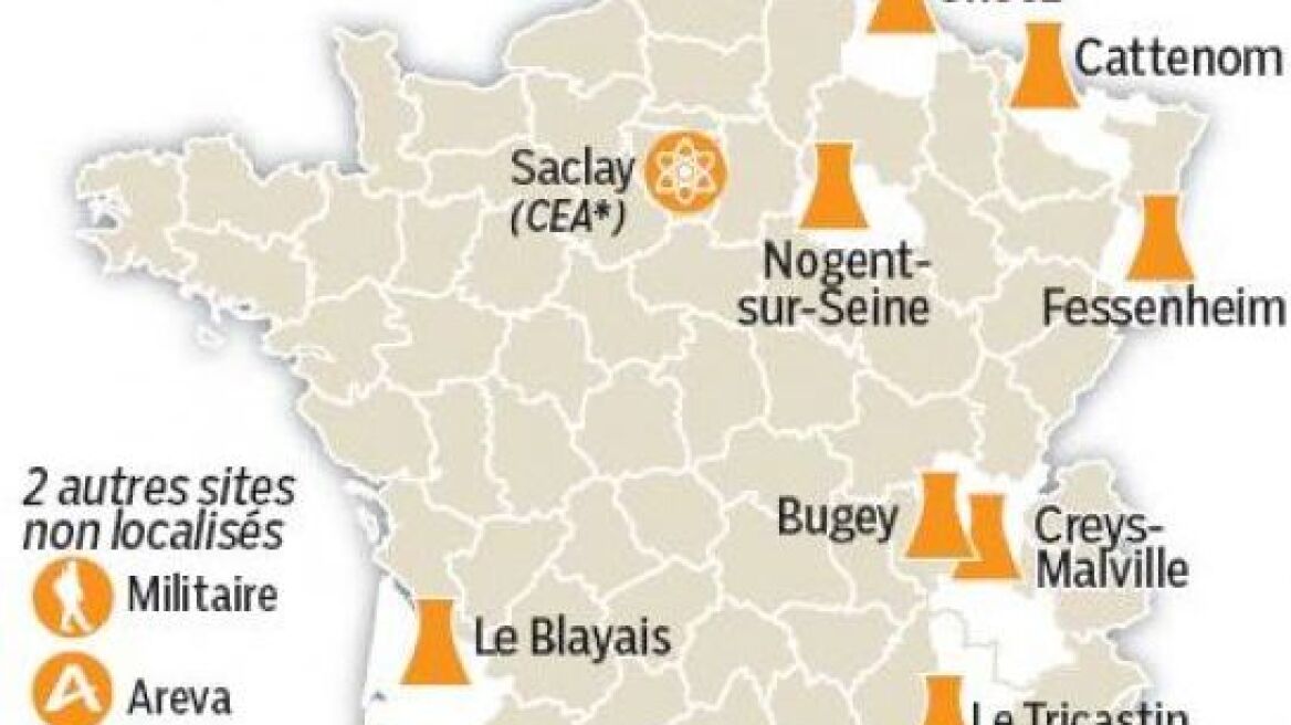 Νέες ανησυχητικές πτήσεις drones πάνω από πυρηνικούς σταθμούς της Γαλλίας