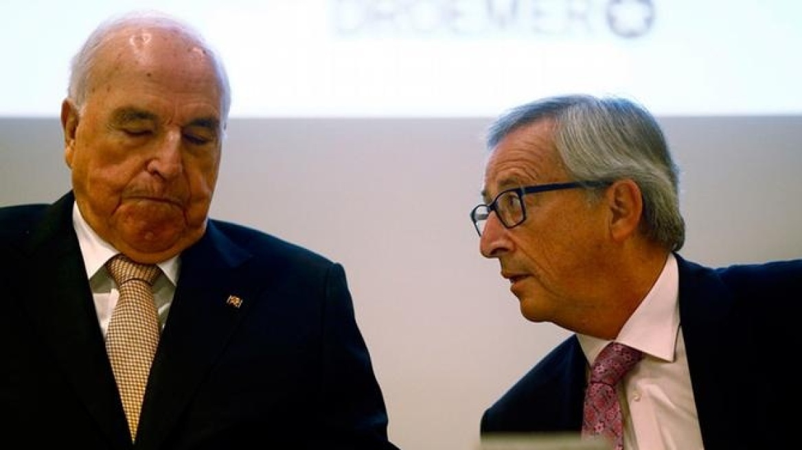 Γιούνκερ: Διαφωνεί με τον Κολ για την Ελλάδα και υπερασπίζεται την ένταξή της στην Ευρωζώνη
