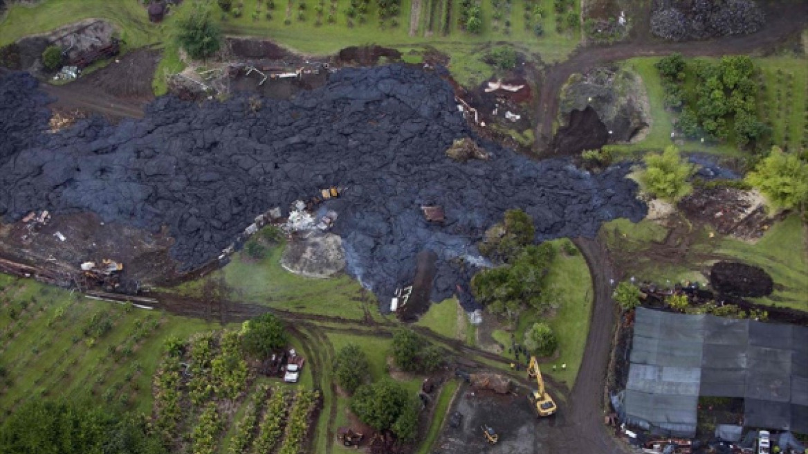 Κατοικία κάηκε από τη λάβα του ηφαιστείου Κιλόεα στη Χαβάη