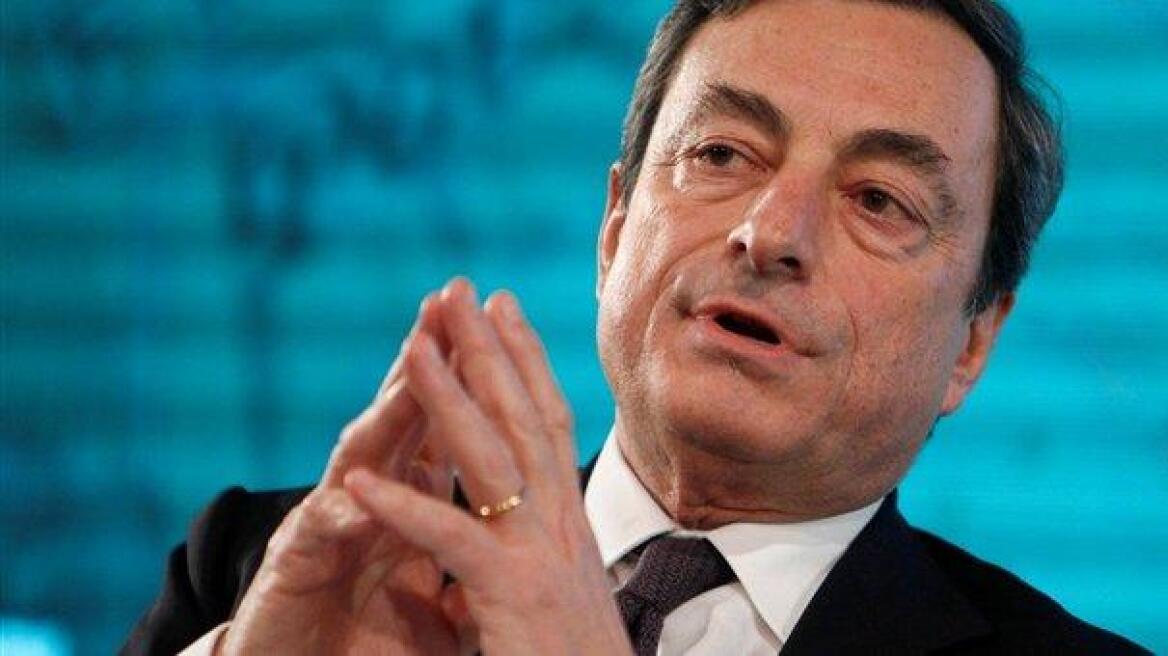 Ντράγκι: Η ΕΚΤ θα χρησιμοποιήσει κάθε μέσο για να ανέβει ο πληθωρισμός στο 2%