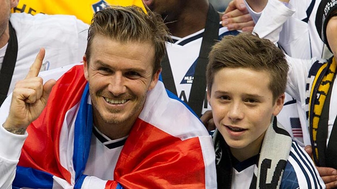 David Beckham: Σοβαρό τροχαίο με το γιο του Brooklyn