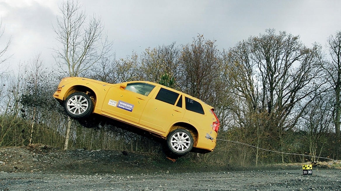 LIVE από Σουηδία: Crash test με το Volvo XC90