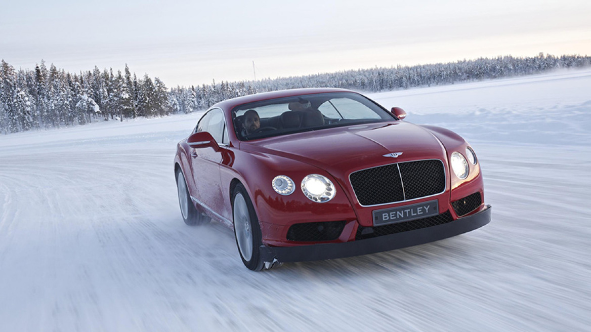 Πόσο χρεώνει η Bentley τα μαθήματα οδήγησης σε πάγο;