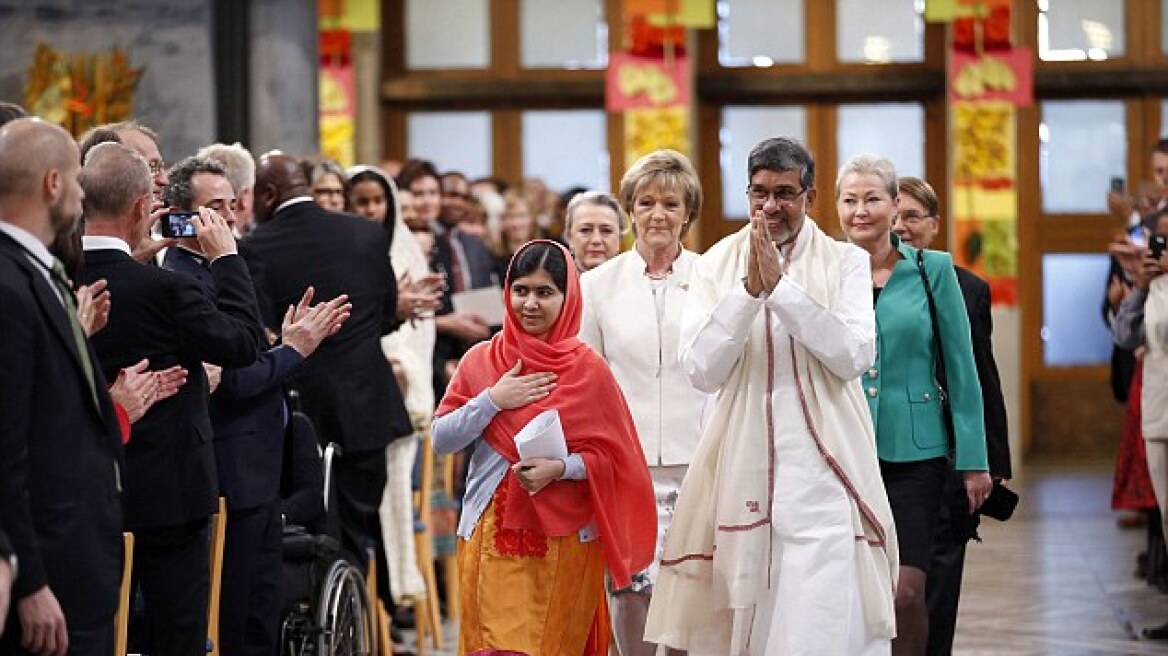 Με... παρατράγουδα η απονομή του Νόμπελ Ειρήνης στη Μαλάλα και τον Σατιάρτι 