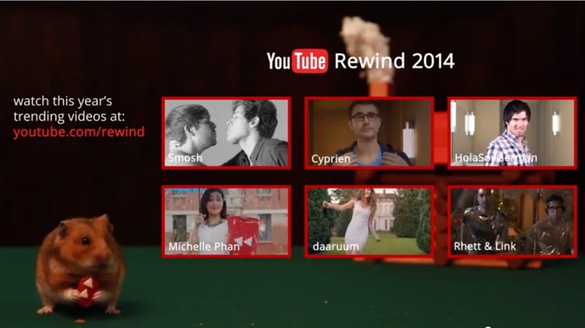 Τα δημοφιλέστερα βίντεο του YouTube για το 2014 