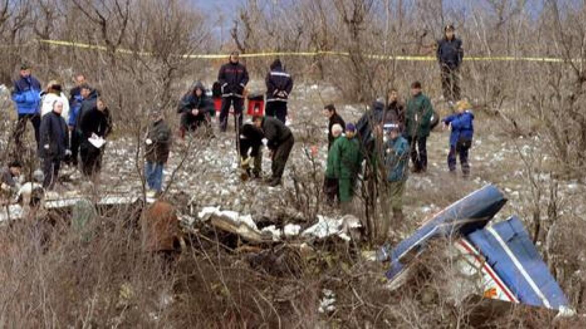 Από σφάλμα των πιλότων η πτώση του αεροπλάνου του προέδρου της ΠΓΔΜ το 2004