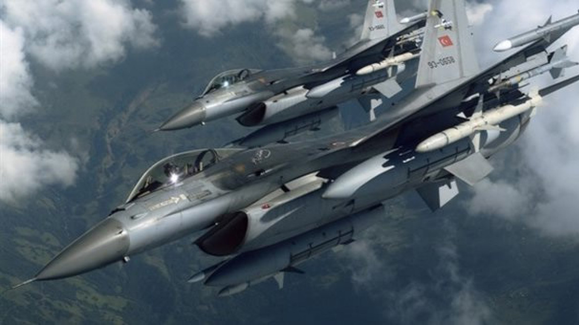 Υπέρπτηση τουρκικών F-16 πάνω από τρία ελληνικά νησιά