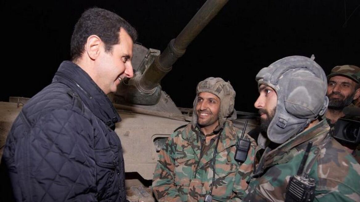 Συρία: Επίσκεψη Ασαντ σε στρατιώτες για την Πρωτοχρονιά