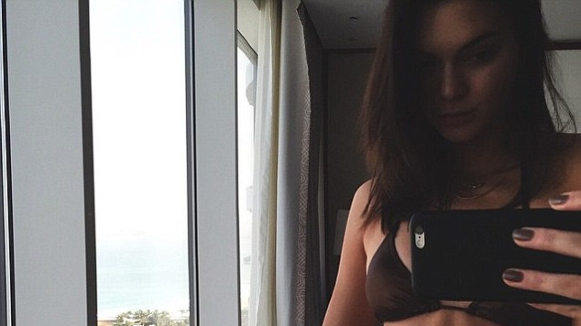 Kendall Jenner: «Πειραγμένη» η selfie της αδερφής της Κim Kardashian 
