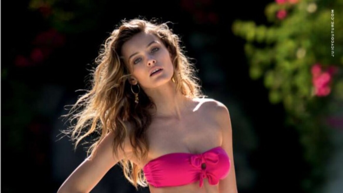 Edita Vilkeviciute: H 26χρονη από τη Λιθουανία ποζάρει για τα ρούχα Juicy Couture
