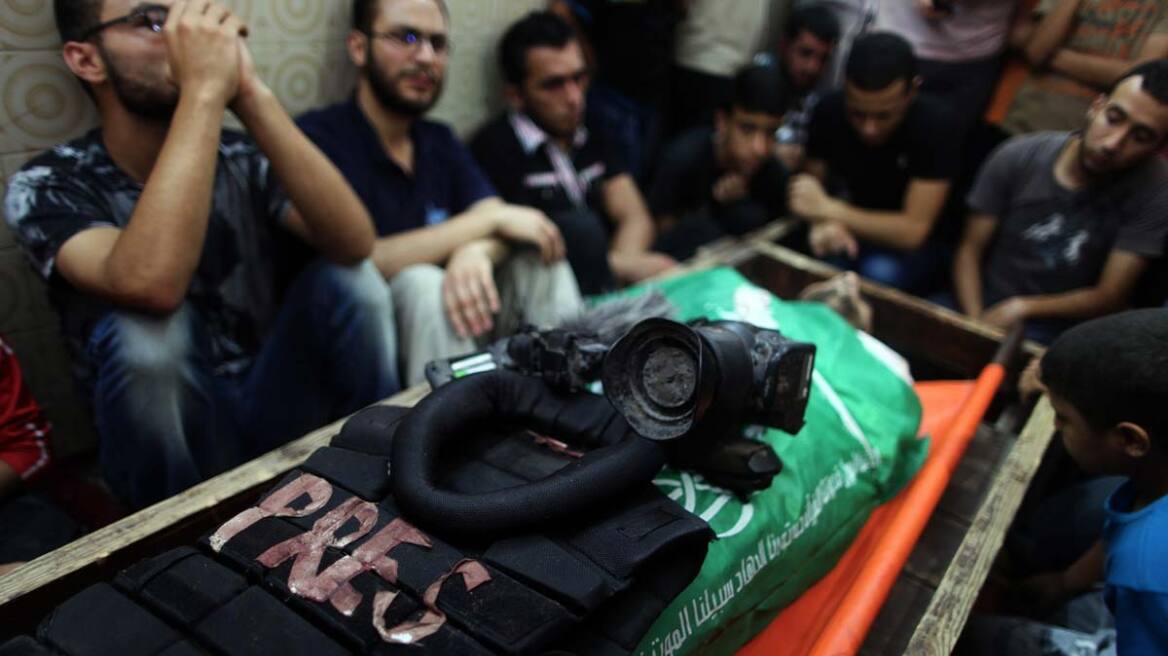 Παλαιστινιακά Εδάφη: Η πιο αιματηρή χρονιά για τους δημοσιογράφους ήταν το 2014