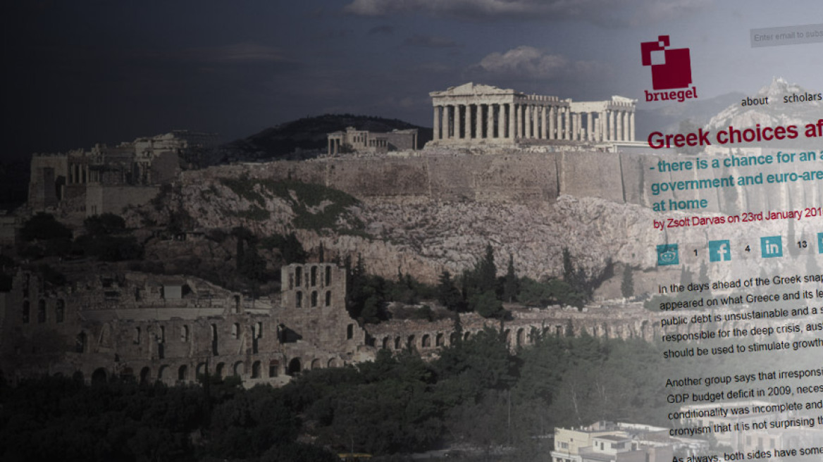 Bruegel: Η Ελλάδα εκτός αγορών και μέσα σε πρόγραμμα μέχρι το 2030