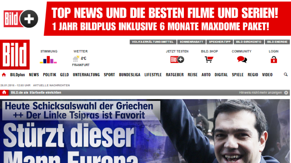 Στραμμένο στις ελληνικές εκλογές το ενδιαφέρον των γερμανικών ΜΜΕ