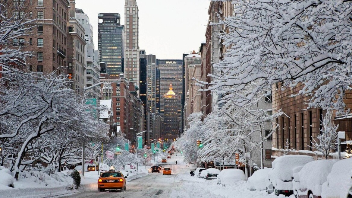 ΗΠΑ: Χιονοθύελλα-τέρας προβλέπεται σε Βοστώνη και Νέα Υόρκη