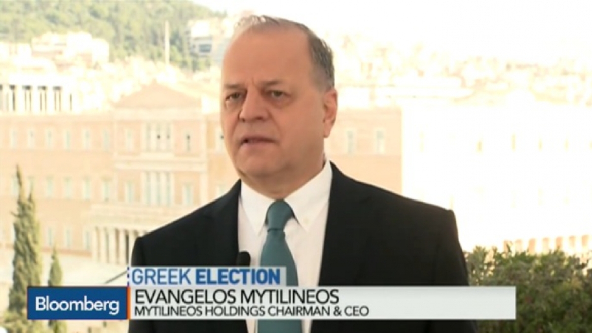 Μυτιληναίος στο Bloomberg: «Ας ξεχάσουμε το ελληνικό δράμα, πάμε για ανάπτυξη»