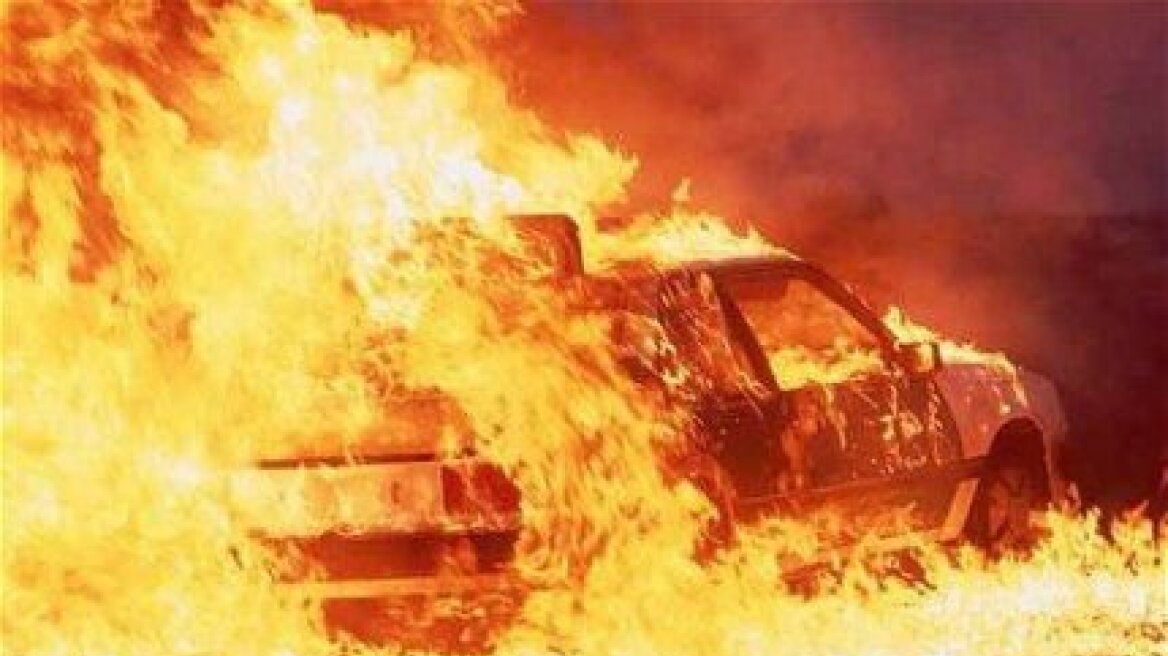 Παρανάλωμα του πυρός αυτοκίνητο στο Ηράκλειο  