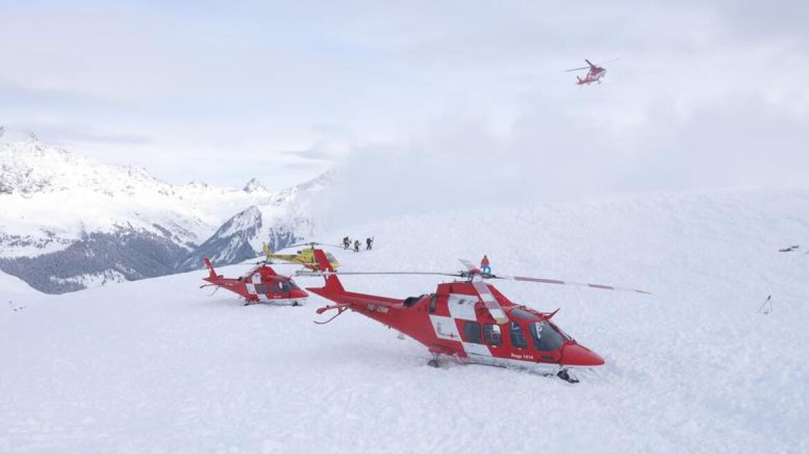 Έξι νεκροί το Σάββατο από χιονοστιβάδες στις ελβετικές Άλπεις