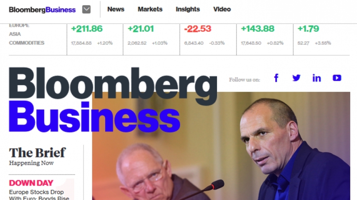 Bloomberg: Ο Τσίπρας υπόσχεται να τηρήσει τις δεσμεύσεις του παρά την απόρριψη Σόιμπλε